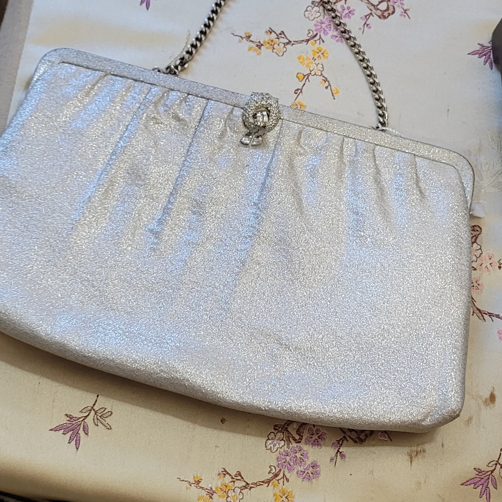 Vintage USA Shimmering Silver Bag